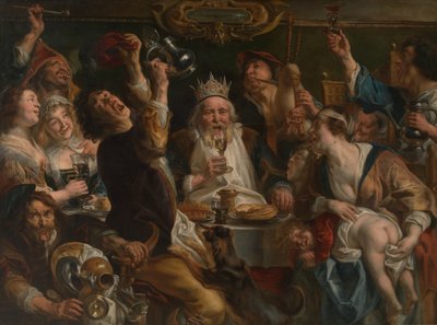 Der König trinkt von Jacob Jordaens