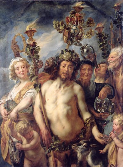 Der Triumph des Bacchus von Jacob Jordaens