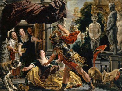 Odysseus und Circe, ca. 1630-1634 von Jacob Jordaens