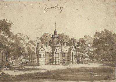 Das Badehaus bei Frederiksborg von Jacob Koninck II