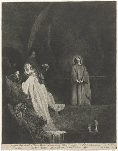 Auferweckung des Lazarus von Jacob Louys