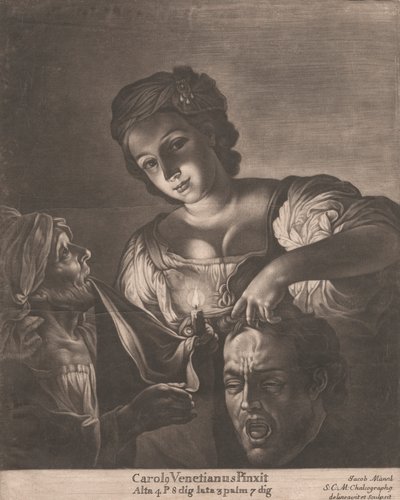Judith mit dem Kopf des Holofernes von Jacob Mannl