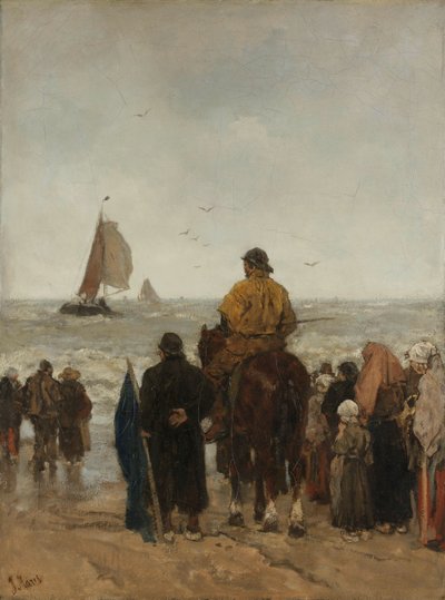 Ankunft der Boote von Jacob Maris