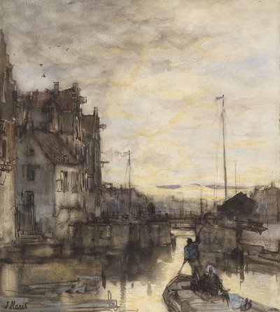 Stadtansicht bei Abend von Jacob Maris