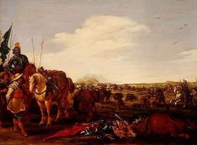 Eine Schlachtszene von Jacob Martsen de Jonge