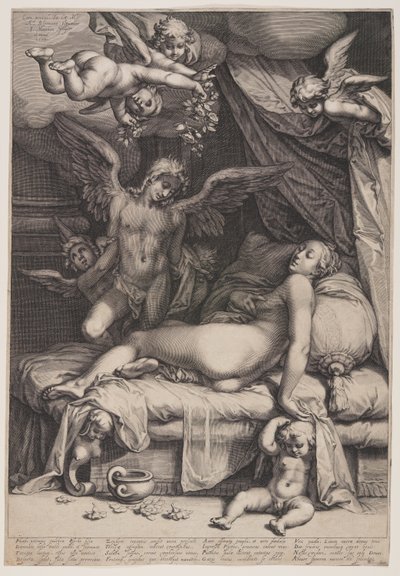 Amor und Psyche von Jacob Matham