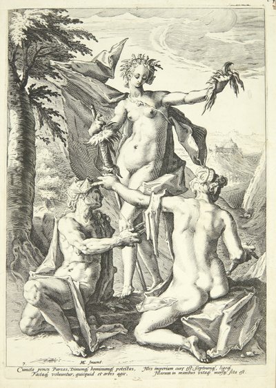 Die drei Schicksalsgöttinnen von Jacob Matham