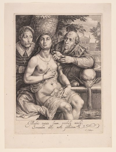 Susanna und die Ältesten von Jacob Matham