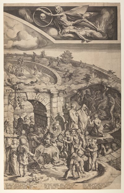Der Tisch des Kebes (Tafel 3) von Jacob Matham