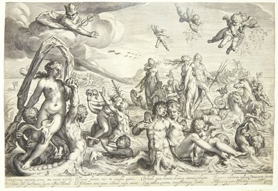 Der Triumph von Neptun und Thetis von Jacob Matham