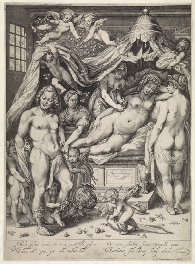 Venus und Mars von Jacob Matham