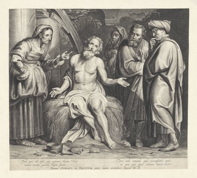 Hiob auf dem Misthaufen von Jacob Neefs (possibly)