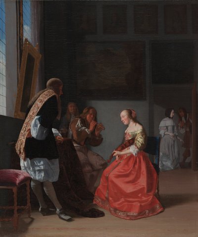 Eine musikalische Gesellschaft, ca. 1668 von Jacob Lucasz Ochtervelt