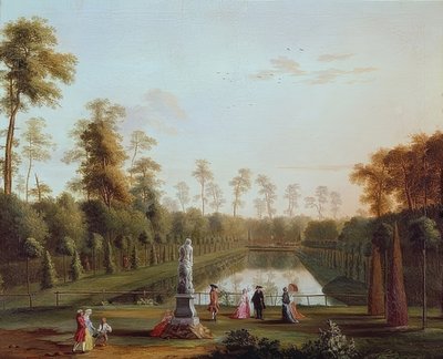 Das Bassin im Tiergarten von Jacob Philipp Hackert