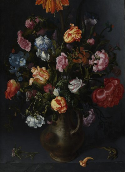 Eine Vase mit Blumen von Jacob Vosmaer