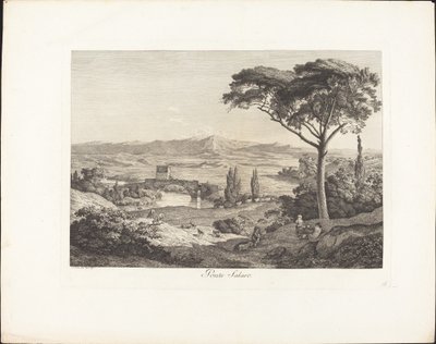 Die Salaro-Brücke von Jacob Wilhelm Mechau