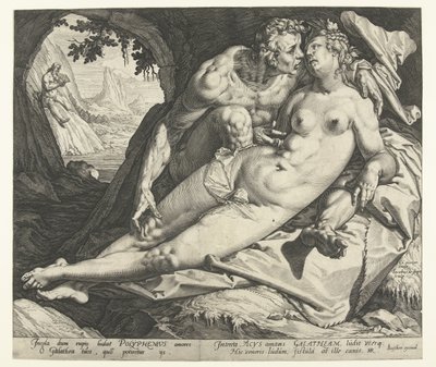 Acis und Galatea von Jacob de Gheyn (II)