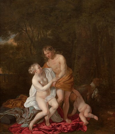 Venus und Adonis von Jacob or Jacques van Loo