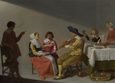 Eine musikalische Gesellschaft, 1631 von Jacob van Velsen