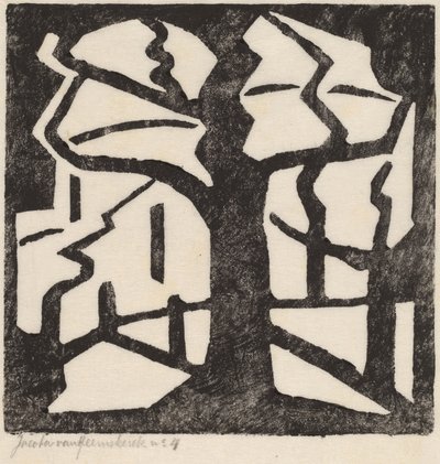 Baum, ca. 1915 von Jacoba van Heemskerck van Beest