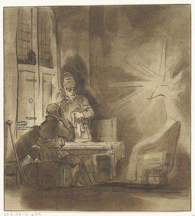 Das Mahl in Emmaus von Jacobus Buys