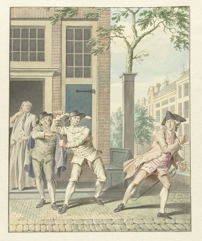 Szene aus Pefroen mit dem Schafskopf von Jacobus Buys
