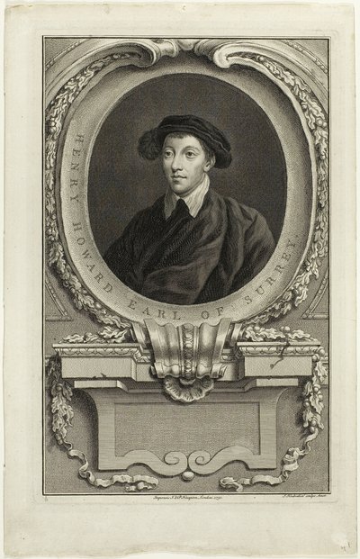 Henry Howard, Earl of Surrey von Jacobus Houbraken