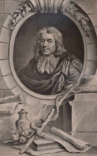 Thomas Sydenham, englischer Arzt, c1747 von Jacobus Houbraken