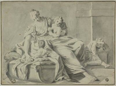 Mutter und drei Kinder von Jacopo Amigoni
