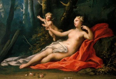 Venus und Amor von Jacopo Amigoni