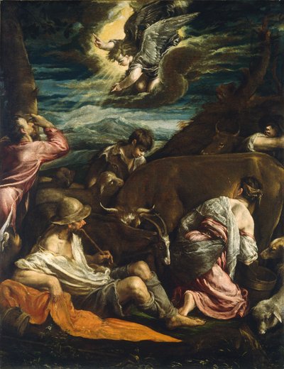 Die Verkündigung an die Hirten von Jacopo Bassano