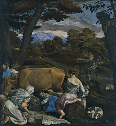 Das Gleichnis vom Sämann von Jacopo Bassano il vecchio