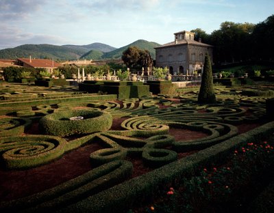 Ansicht der Villa Lante von Jacopo Vignola
