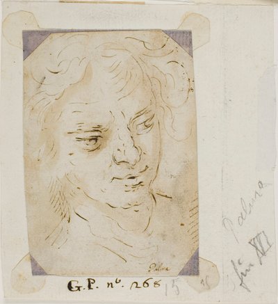 Kopf eines Mannes von Jacopo Palma il Giovane