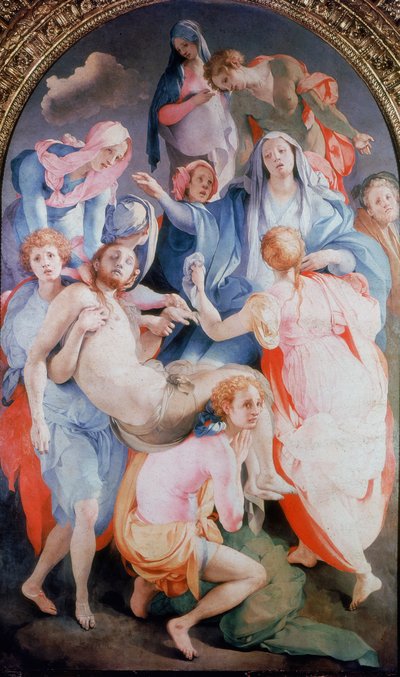 Die Kreuzabnahme, 1526-1528 von Jacopo Pontormo