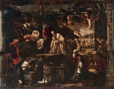 Anbetung der Könige von Jacopo Robusti Tintoretto