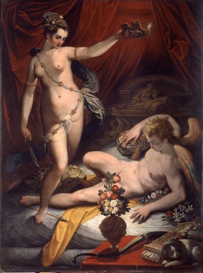 Amor und Psyche, 1589 von Jacopo Zucchi