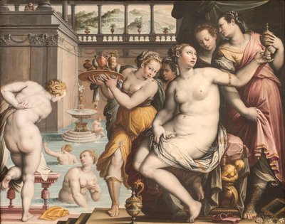 Bathseba in ihrem Bad, 1573-1574 von Jacopo Zucchi