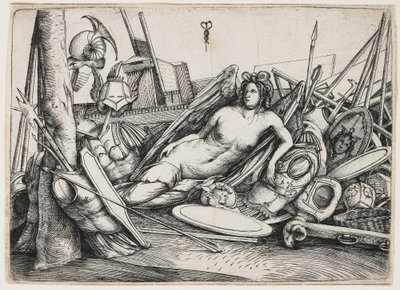 Sieg ruht auf Trophäen von Jacopo de Barbari
