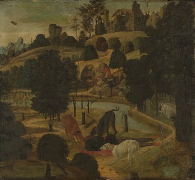 Der Tod des Actaeon von Jacopo del Sellaio