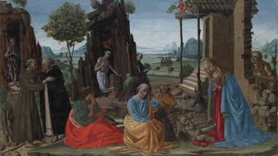Die mystische Geburt von Jacopo del Sellaio