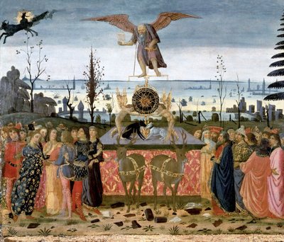 Der Triumph der Zeit von Jacopo del Sellaio