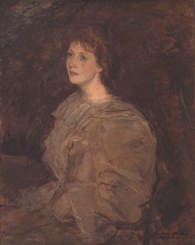 Porträt von Mabel Beardsley von Jacques Emile Blanche