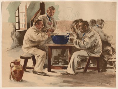 La Soupe à la Chambrée, 1899 von Jacques Baseilhac
