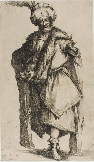 Die drei Weisen: Caspar, König von Tarsus von Jacques Bellange