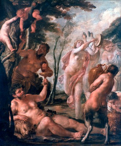 Bacchanal, um 1600-1638 von Jacques Blanchard