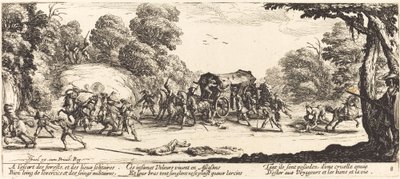 Angriff auf eine Kutsche von Jacques Callot