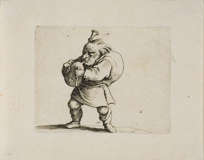 Dudelsackspieler, aus Varie Figure Gobbi von Jacques Callot