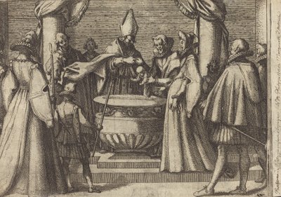 Taufe des Prinzen von Spanien [verso] von Jacques Callot
