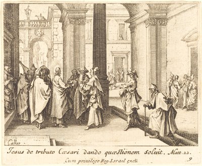 Cäsars Münze von Jacques Callot